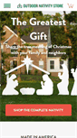 Mobile Screenshot of outdoornativitystore.com